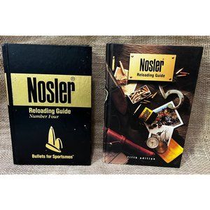 Set of Nosler Reloading Guide 4th & 5th Editions for Sportsmen Hardback Books